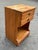 Mid-Century L.A. Period Furniture Co. Solid Birch Single Drawer Open Cabinet Nightstand For Sale - Image 4 of 14