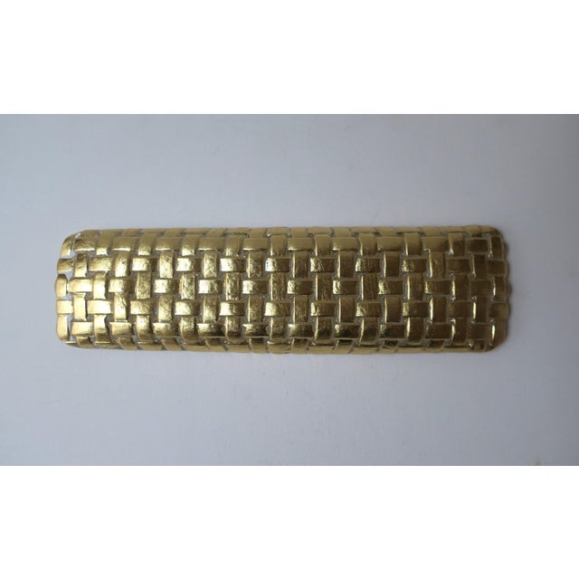 Gold Art Glass Tray For Sale - Image 10 of 10