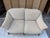 Vintage McGuire San Francisco Rattan & Rawhide Curved Settee For Sale - Image 10 of 17