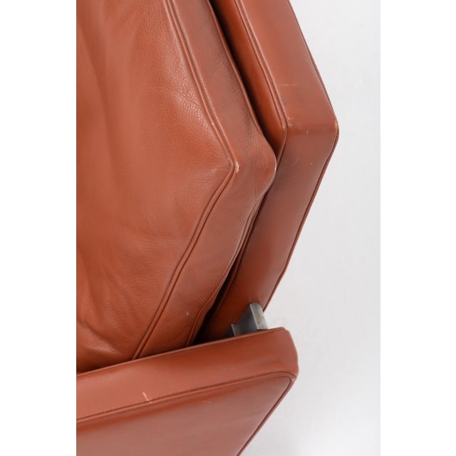 Poul Kjærholm Pk31 Leather Lounge Set for Fritz Hansen, Denmark, 1988 - Set of 4 For Sale - Image 15 of 18