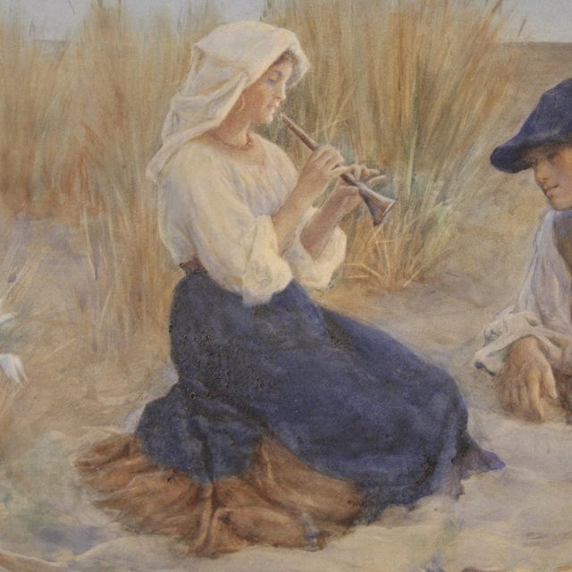 Italian Artist, Landscape, 1920, Watercolor, Framed For Sale - Image 14 of 17