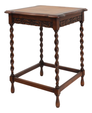 Antique French Oak Side Table, 1900s