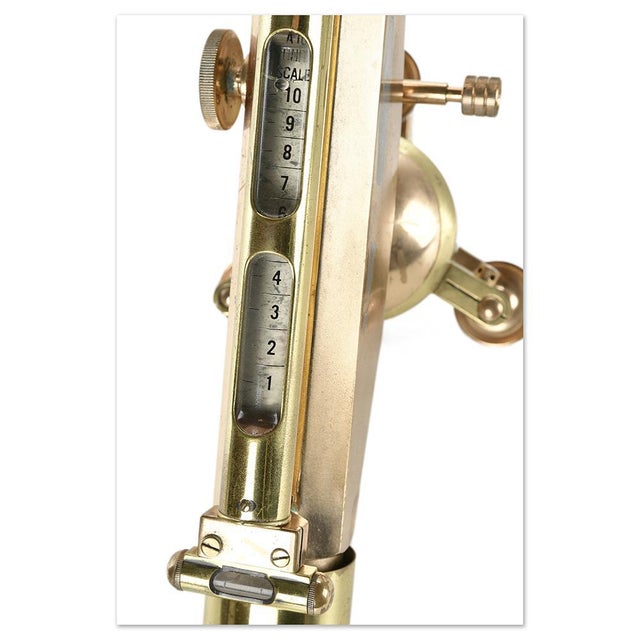 Metal English Theodolite from Stanley For Sale - Image 7 of 8