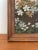 1970s Vintage Kay Dee Floral Linen Print Within Wooden Frame For Sale - Image 5 of 8