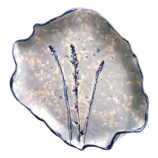 Plate with Herbs of the Roman Countryside by Daniela Proietti For Sale