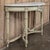 Late 19th Century French Louis XVI Painted Demilune Console With Carrara Marble Top For Sale - Image 5 of 17