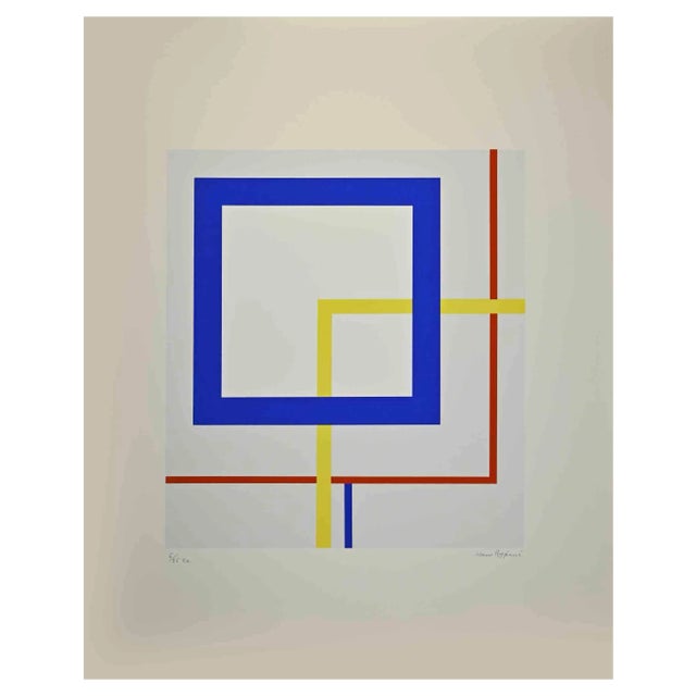 Mauro Reggiani, Abstract Composition, Lithograph, 1974 For Sale