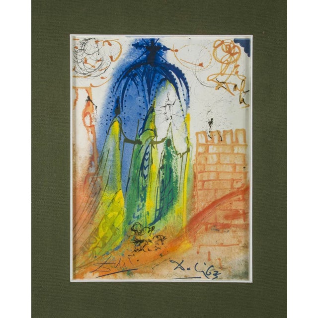 1970s Salvador Dalí­, Abstract Composition, 1975, Silkscreen, Framed For Sale - Image 5 of 9