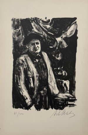 Arbit Blatas, Lithuanian French Artist Arbit Blatas Lithograph Jacques Lipchitz Ecole D'Paris, 1962