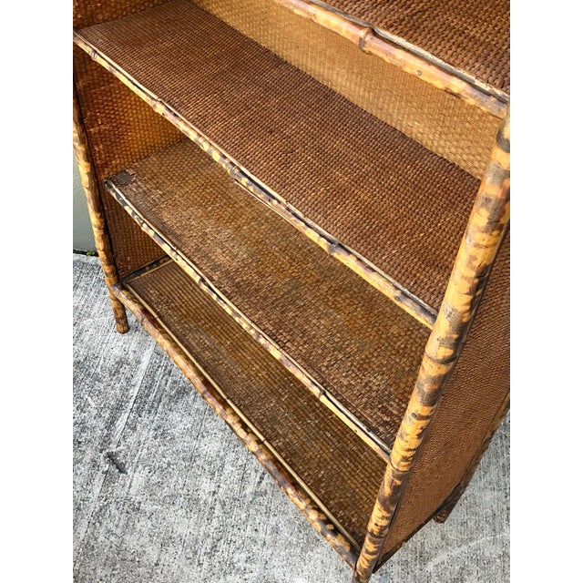 Vintage Tortoise Bamboo Etagere For Sale - Image 10 of 12