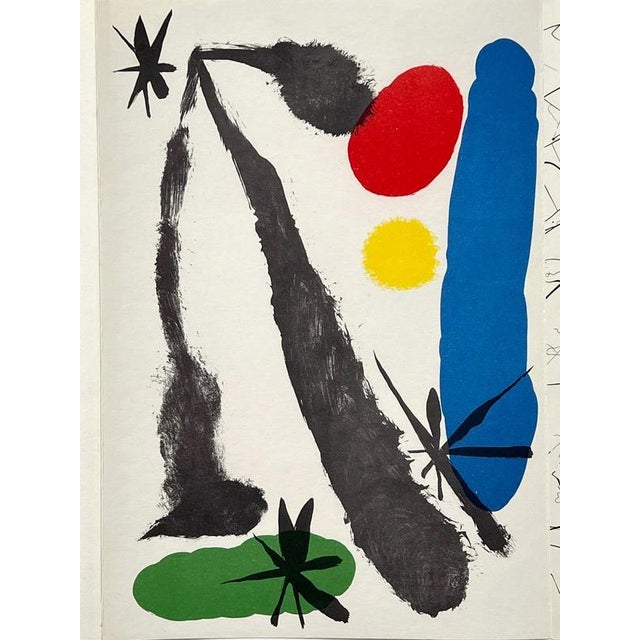 Joan Miró, Drawings and Lithographs from Papeles De Son Armadans, 1959, Lithograph For Sale - Image 7 of 9