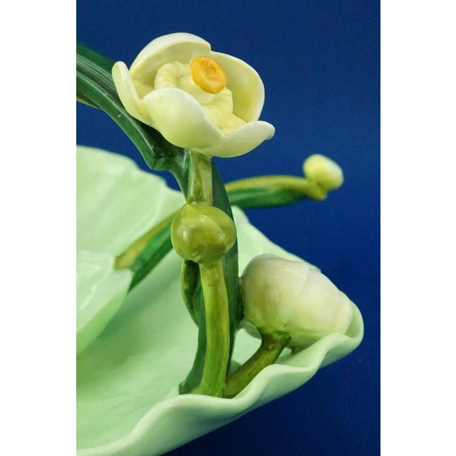 Art Nouveau Strawberry Service in Vitrified Majolica by George Jones, England, 1882, Set of 5 For Sale - Image 13 of 18