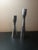 American Pair of 1990s Graduated West Elm Sculptural Candle Holders For Sale - Image 3 of 6