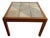 Vintage Gangso Mobler Mid Century Danish Modern Teak Tile Top End Table For Sale