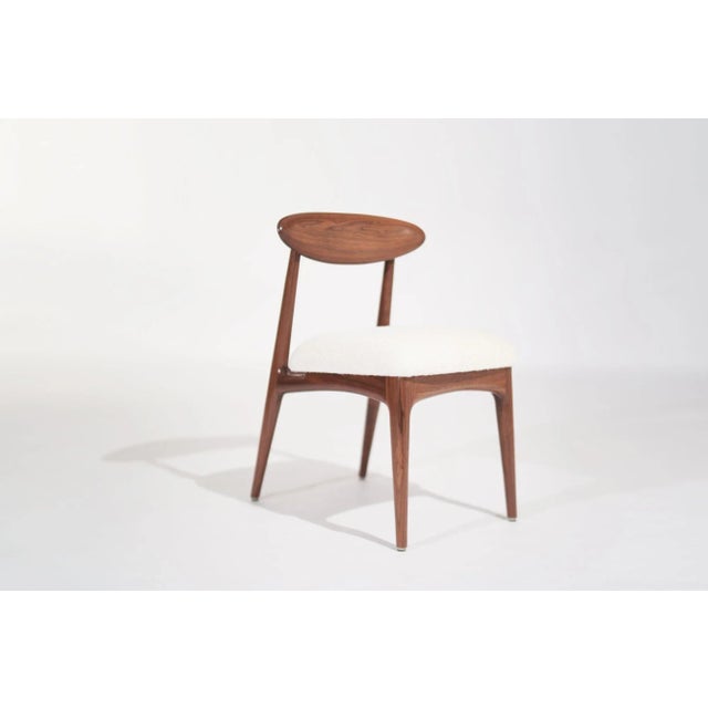 Mid-Century Modern Sculpted Walnut Desk Chair by C. Stan Morris, Circa 1967 For Sale - Image 3 of 12