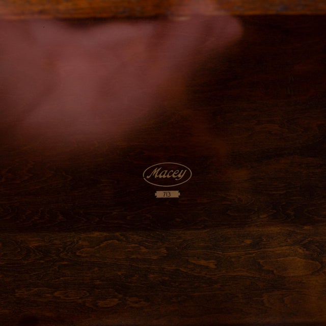 Antique Macey Furniture 3 Stack Lawyer's Bookcase With Ball Feet c.1920 For Sale - Image 9 of 13