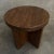 Custom Made Reclaimed Elm Wood Side Table With X Base For Sale - Image 9 of 12