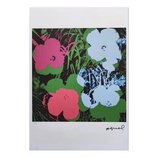 Andy Warhol, Flowers, Lithograph, 1980s For Sale
