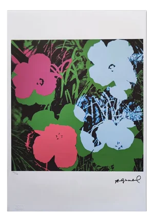 Andy Warhol, Flowers, Lithograph, 1980s