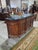Antique French Louis XVI Revival Mahogany Marble Top Dining Room Suite For Sale - Image 11 of 18