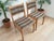 Mid-Century Modern East German Beech Dining Chairs with Plaid Upholstery, 1980s, Set of 2 For Sale - Image 9 of 18