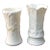1970s Belleek Ireland Mismatched Bud Vases - Set of 2 For Sale