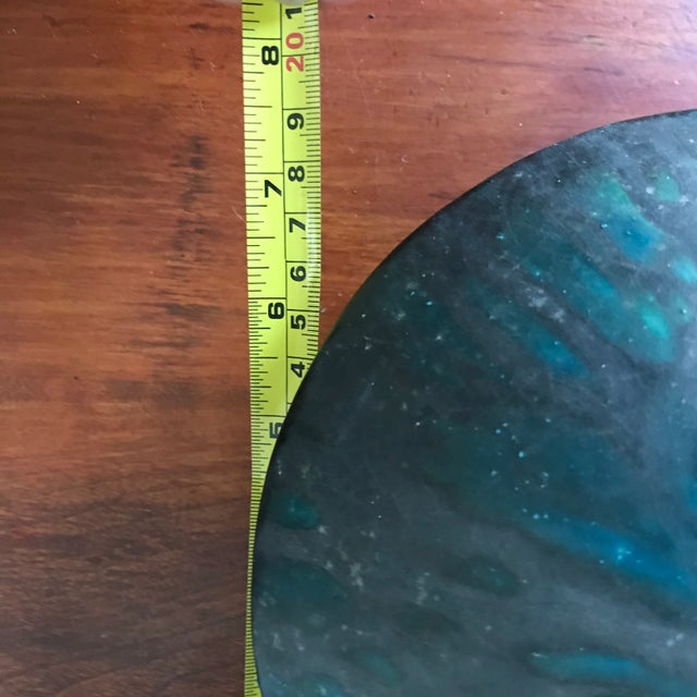 Ceramic Vintage Atomic Mid Century Modern Hand Made Ceramic Ashtray For Sale - Image 7 of 10