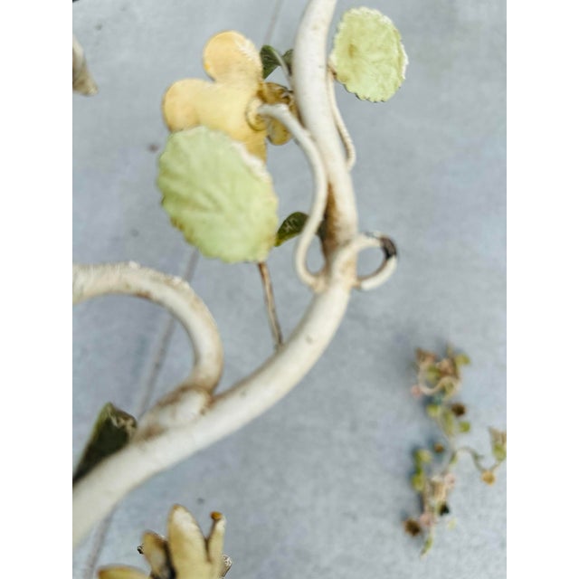 Vintage Italian Tole Candle Wall Sconces For Sale - Image 4 of 6