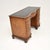 Burr Walnut and Leather Top Pedestal Desk, 1930s For Sale - Image 3 of 11