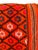 2020s Lumbar Pillow Made from Vintage Orange Textile For Sale - Image 5 of 6