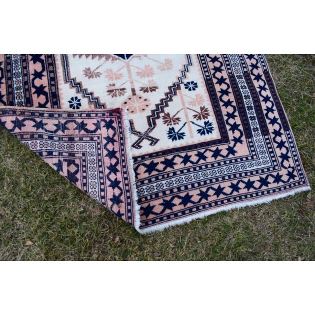 Oriental Area Rugs Wool Turkish Oushak Rug For Sale - Image 12 of 13