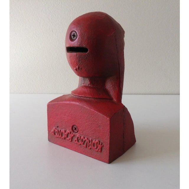 Metal C.1928 Charles Lindbergh Cast Iron Bank For Sale - Image 7 of 11