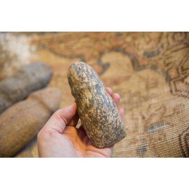 15th Century & Earlier Antique Neolithic African Stone Primitive Tool For Sale - Image 5 of 6