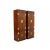 Mid-Century Modern 1980s Henredon King Size Headboard With 2 Armoires Bridge Rails 2 Mirrors For Sale - Image 3 of 16