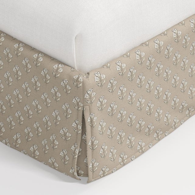 Not Yet Made - Made To Order Stoffer Home x Cloth & Company Maura Slipcover Bed in Francie Tan - California King For Sale - Image 5 of 6