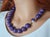 Early 21st Century Chatoyant Charoite Necklace With Sterling Silver Charoite Clasp For Sale - Image 5 of 9