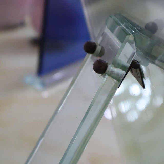 Contemporary Vintage Glass and Brass Photo Frame by Pietro Chiesa for Fontana Arte For Sale - Image 3 of 7