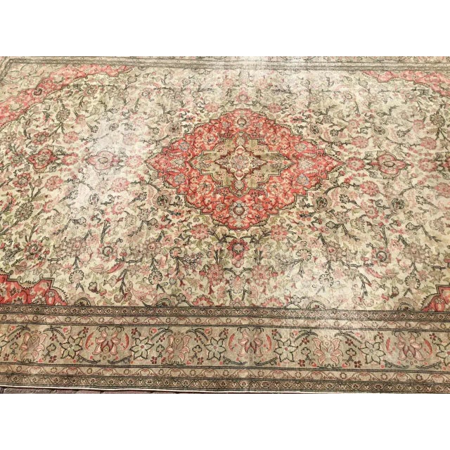 Oversized Antique Oushak Rug - 100" X 154" For Sale - Image 4 of 11