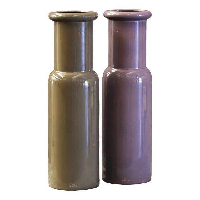 Vases by Pelae Carabve for Luneville, 1960s, Set of 2 For Sale