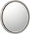 Visual Comfort Thomas O'Brien for Visual Comfort Signature Tricia 30" Illuminated Round Mirror in Matte White and Polished Nickel For Sale - Image 4 of 10