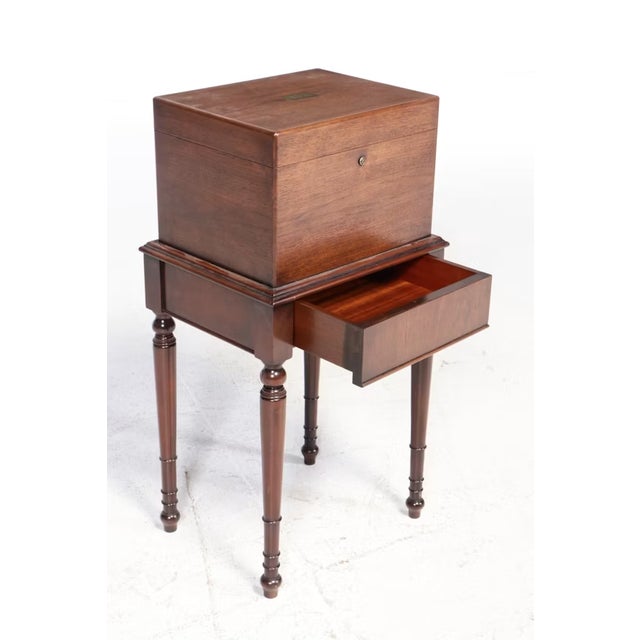 Antique Benson & Hedges Humidor/Side Table For Sale - Image 16 of 17