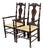 Rustic 18th Century Inspired English Country Armchairs - A Pair For Sale