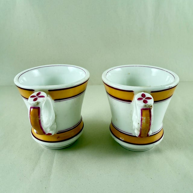 French Café Brûlot Cups, a Pair For Sale - Image 4 of 11
