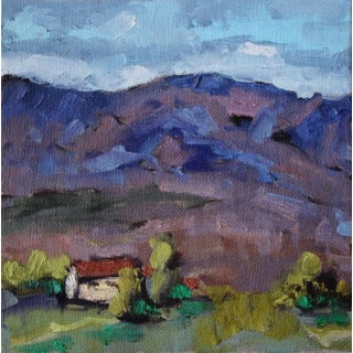 Quiet Places & Journeys — Nevada Hills (Original Oil on Linen) For Sale