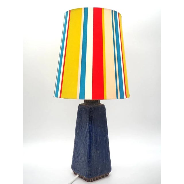 1970s Pair of Table Lamps for Fischer Stengods, 1970s For Sale - Image 5 of 14