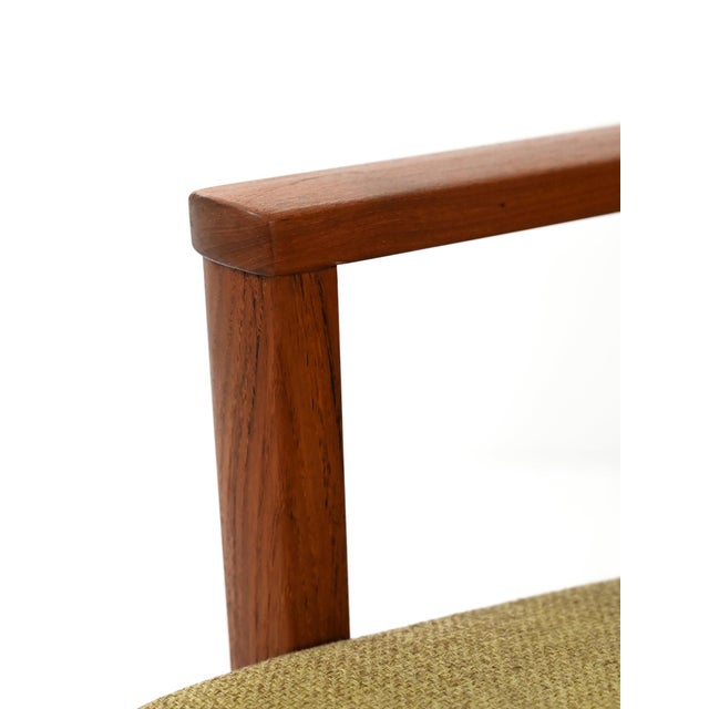 Danish Teak Armchairs with Green Upholstery, 1950s, Set of 2 For Sale - Image 10 of 17