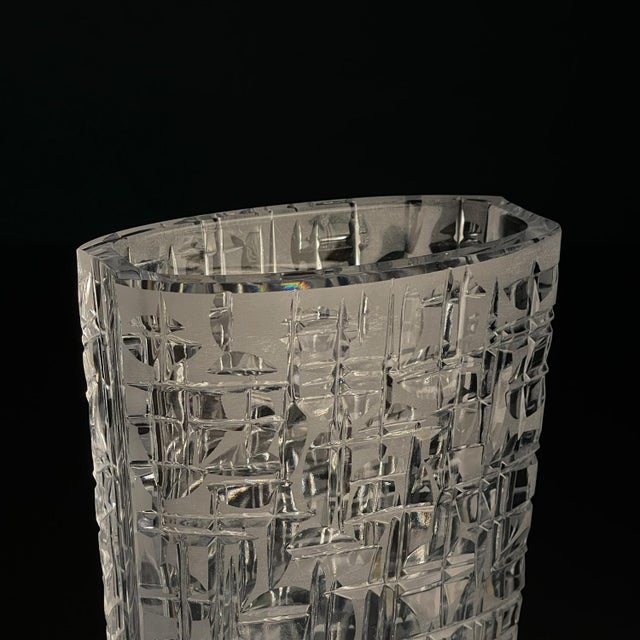 Crystal Vase by Kristall Krisla, Italy, 1960s For Sale - Image 10 of 16