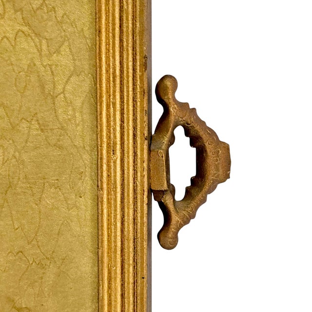 Mid-Century French Provincial Rococo Revival Courting Scene Vanity Tray For Sale - Image 9 of 15