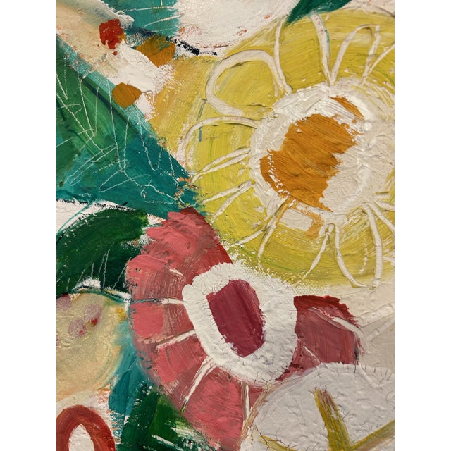 Large Original Mid Century Painting by Tircso For Sale - Image 4 of 12