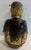 Solid Wood Buddha with Golden Patina, 20th Century For Sale - Image 5 of 10